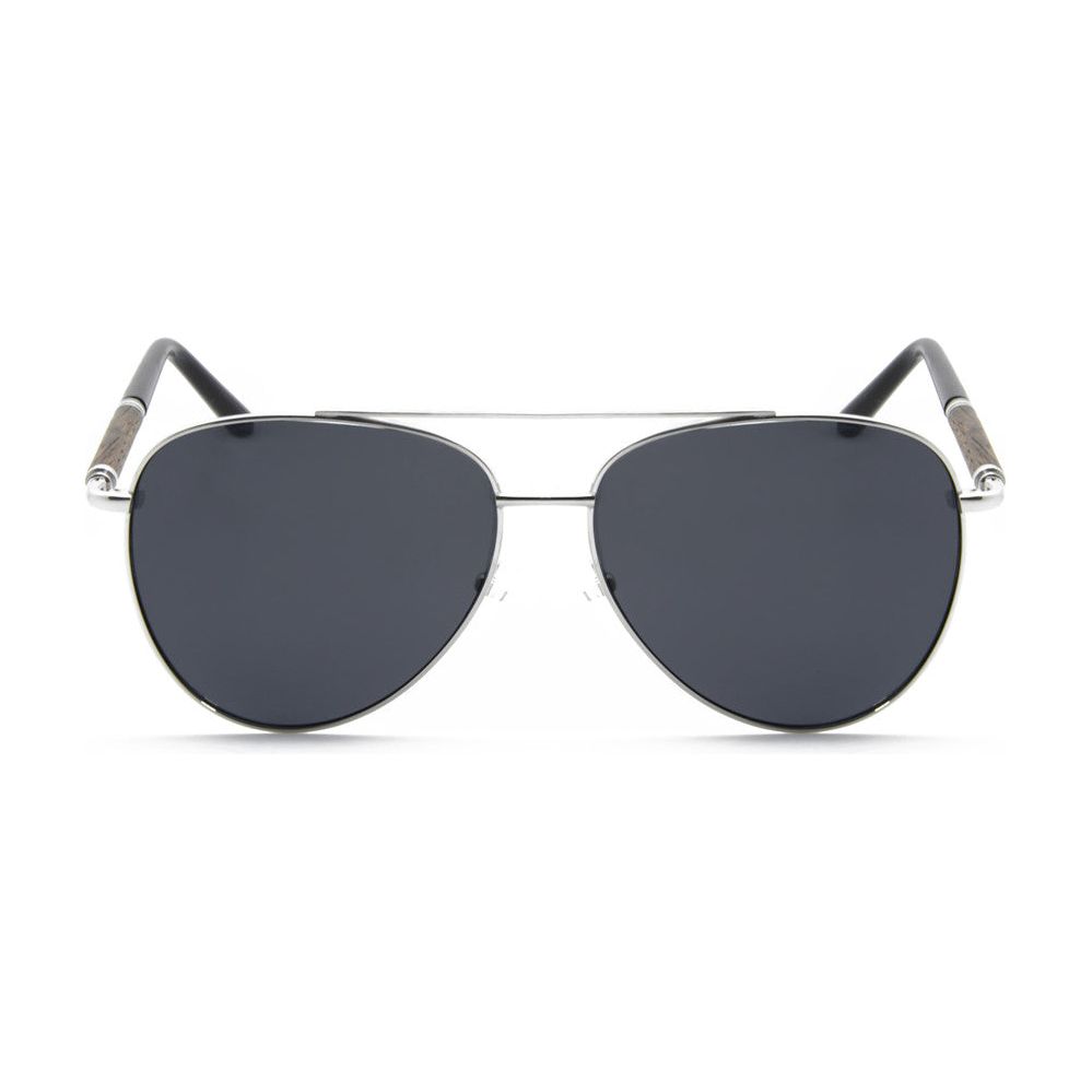 Stig - Titanium & Wood Aviator Sunglasses - www.Shopthatapp.com