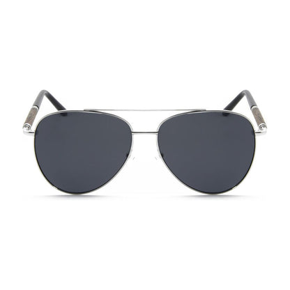 Stig - Titanium & Wood Aviator Sunglasses - www.Shopthatapp.com