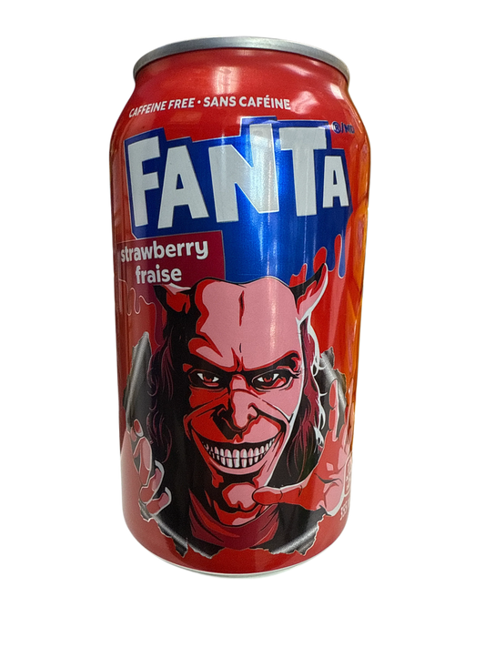 Fanta Limited Edition Halloween Strawberry Flavoured Can 355ML – Rare Canadian Exotic Drink