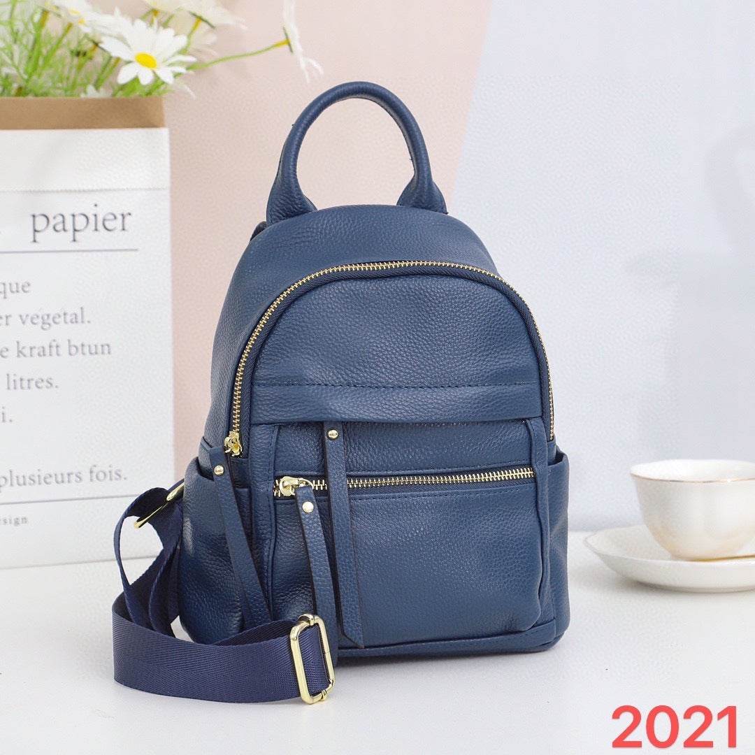 Fashion All-matching Leather Travel Bag Large-capacity Backpack - www.Shopthatapp.com