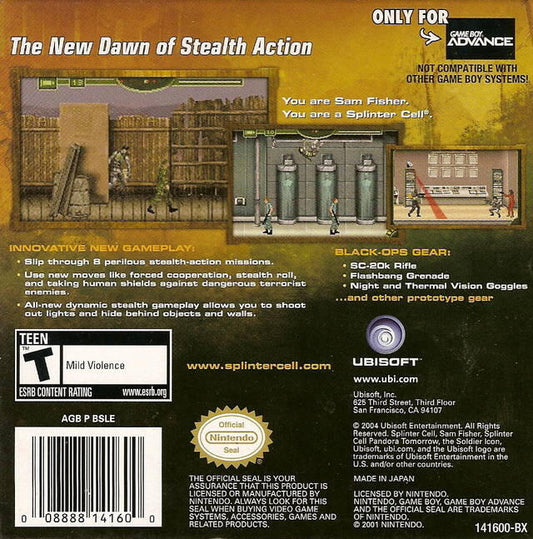 Tom Clancy's Splinter Cell: Pandora Tomorrow (usagé) - www.Shopthatapp.com