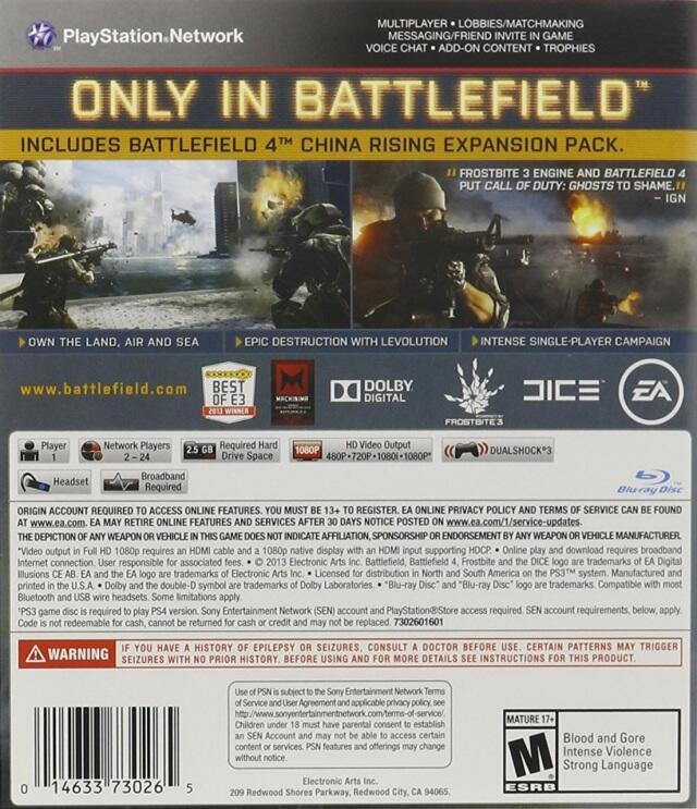 Battlefield 4 [Greatest Hits] (usagé) - www.Shopthatapp.com