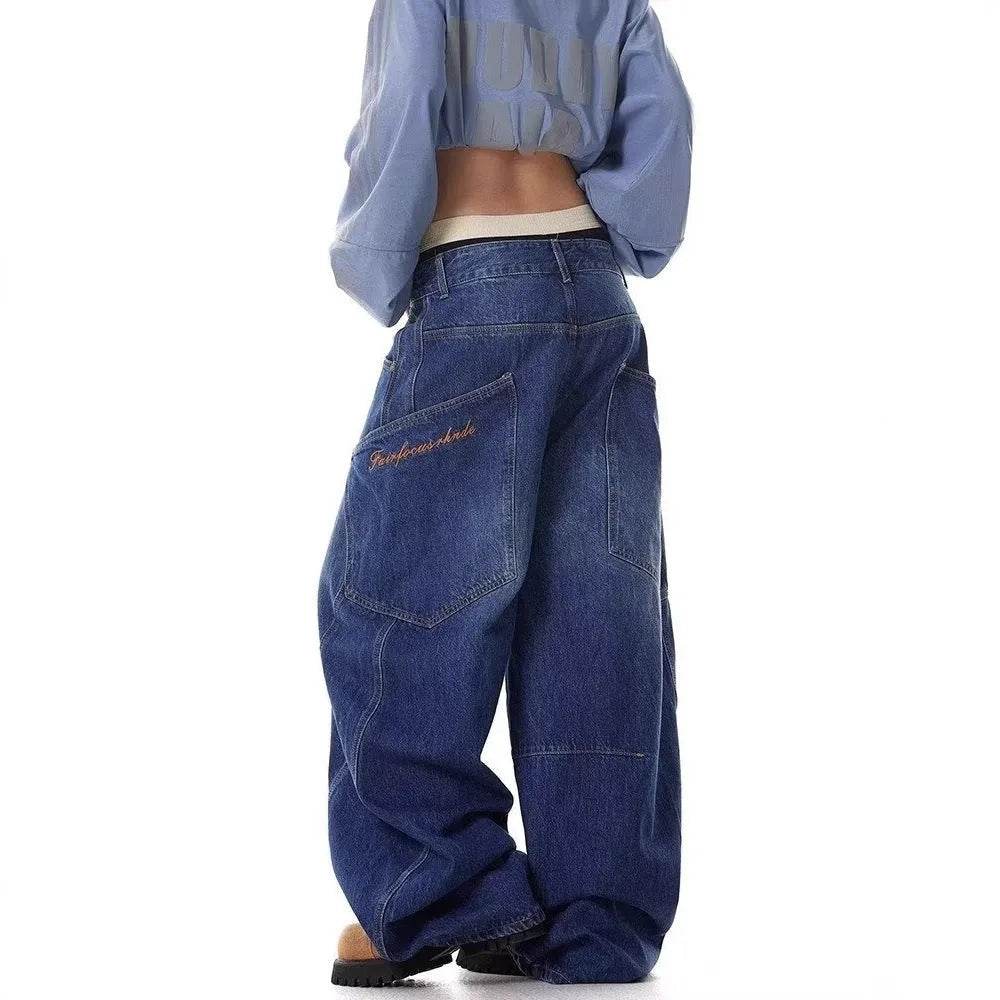Design Large Pocket Machete Baggy Jeans Pant For Men And Women - www.Shopthatapp.com