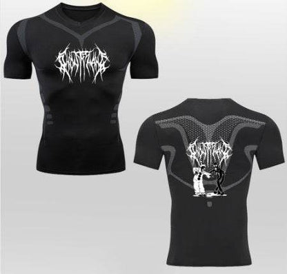 Lycra Spandex Sport Running Fitness Workout Gym T-shirt for men - www.Shopthatapp.com