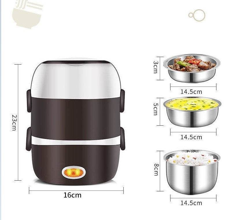 Multi-Function Electric Cooking Lunch Box – Portable & Heated - www.Shopthatapp.com