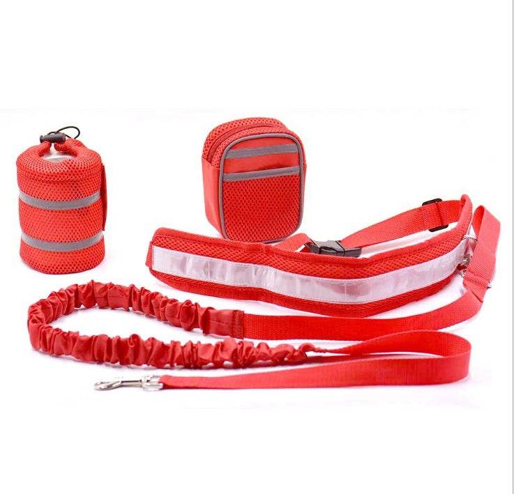 Adjustable Hands Free Dog Leash - www.Shopthatapp.com