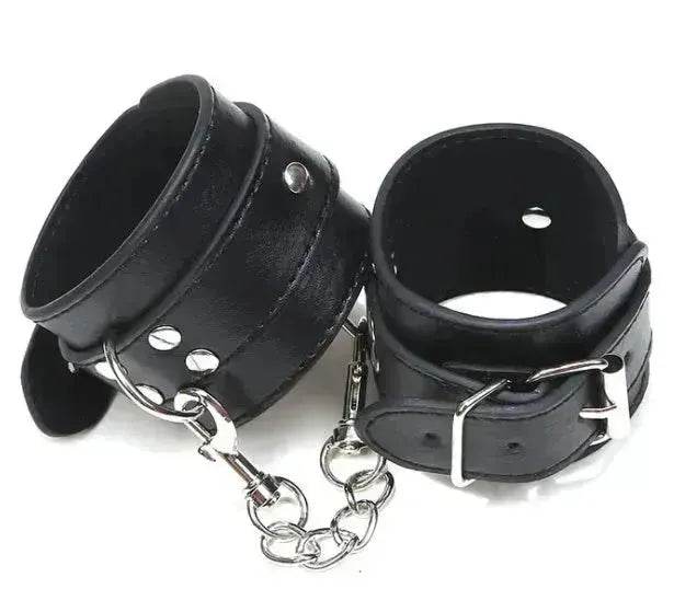 BDSM Handcuffs PU Leather - www.Shopthatapp.com