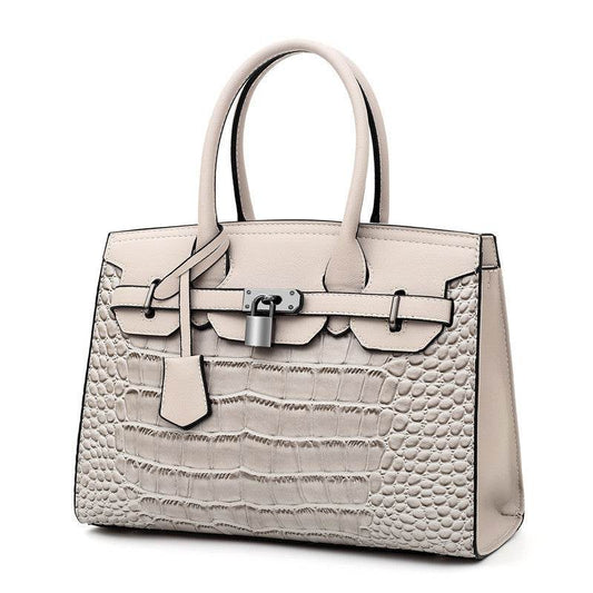 Trendy crocodile pattern Cooperate Work Handbag for Ladies - www.Shopthatapp.com