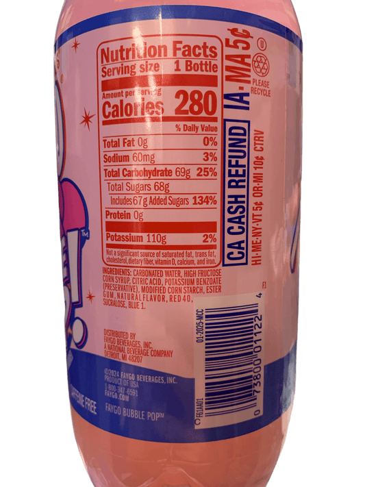 Faygo Bubble Pop Flavour 591ML - U.S Edition - www.Shopthatapp.com