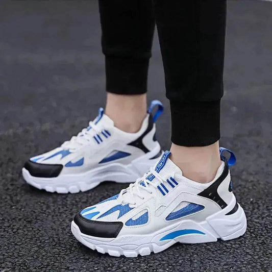 Y2K Fashion Outfit White Sneakers Men Non Slip Walking Running Shoes Sports - www.Shopthatapp.com