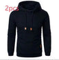 Men's Jacquard Sweatshirt Long-sleeved Hoodie Warm Color  Sports Pullover Top - www.Shopthatapp.com