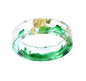 New dried flower resin ring Sen Xiao small  handmade flower gold foil color Epoxy ring - www.Shopthatapp.com