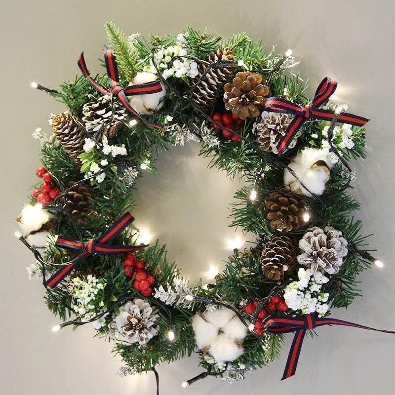 30cm 40cm Christmas Wreath Ornaments Christmas Wreath - www.Shopthatapp.com