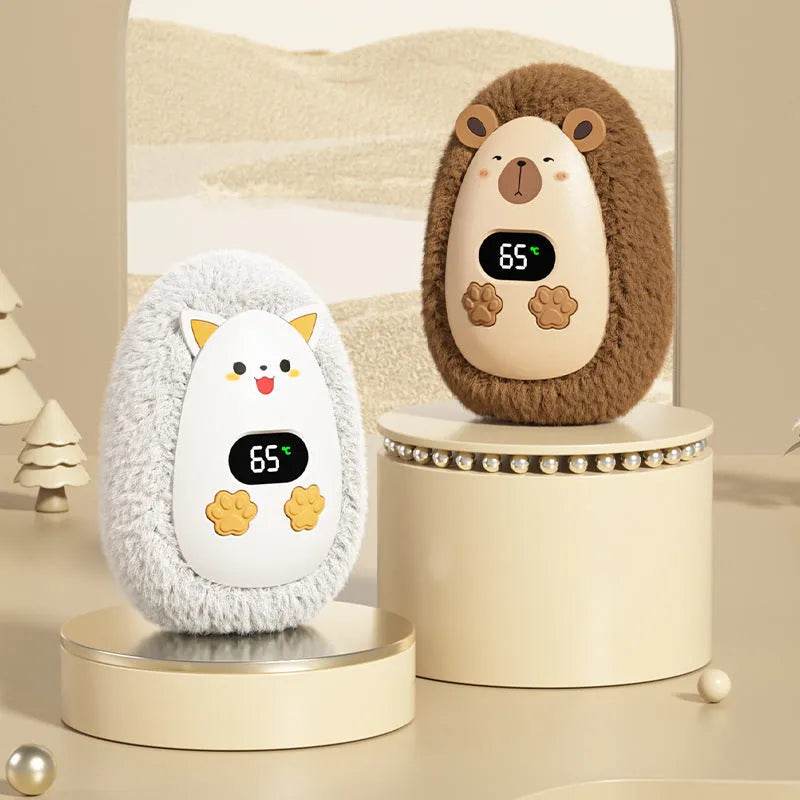 Winter Portable USB Rechargeable Outdoor Smart Fluffy Hand Warmer Hand muff - www.Shopthatapp.com