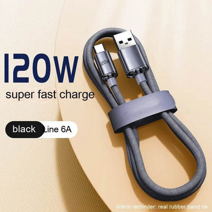 120W Data Cable Type-C Mobile Phone Charging Cable - www.Shopthatapp.com