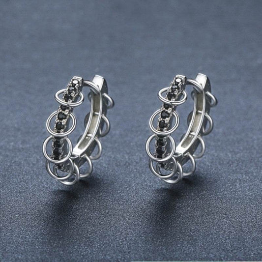 European And American Design Zircon Copper Ear Buckle Simple And Advanced Earring - www.Shopthatapp.com