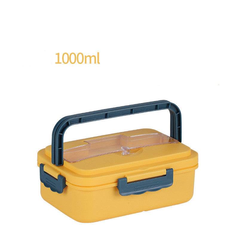 Microwave-Safe Stainless Steel Lunch Box for Work and School - www.Shopthatapp.com