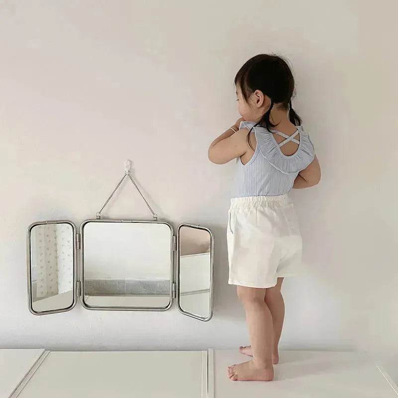 Casual Elastic Capri Pants Girls' Short pant for girls Neutral short pant for kids - www.Shopthatapp.com