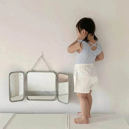 Casual Elastic Capri Pants Girls' Short pant for girls Neutral short pant for kids - www.Shopthatapp.com