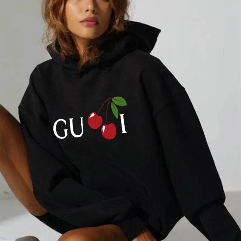 Women Printed Sweater Kawaii Bear Pattern Loose - www.Shopthatapp.com