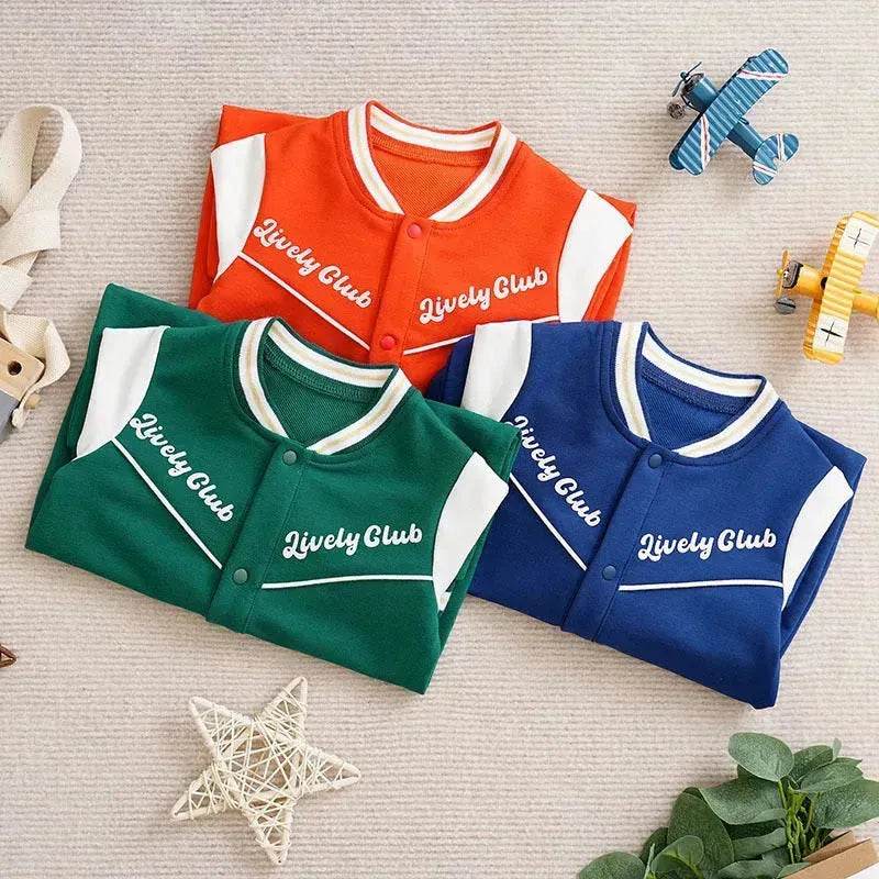 Baby One-piece Spring And Autumn Romper Baseball Uniform cloth - www.Shopthatapp.com