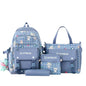 Backpack Primary School Girls Schoolbag Women's Four-piece Set - www.Shopthatapp.com