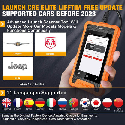 US EU Warehouse Launches CRE Full System Diagnostic Tool For Chrysler And OBD2 Code Reader Car Scanner For JEEP And DODGE - www.Shopthatapp.com