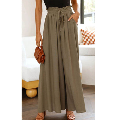 Printed Comfortable Casual High Waist  Wide-leg Floral Palazzo Trousers women - www.Shopthatapp.com