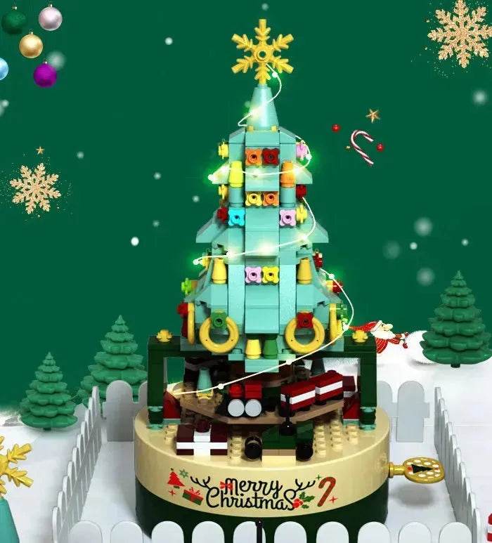 Black Friday deals Christmas Tree Blocks Spin Music Box Blocks - www.Shopthatapp.com