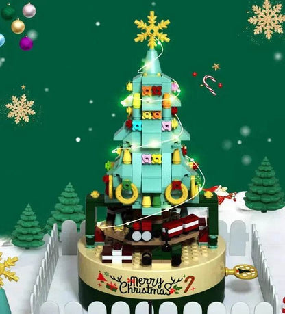 Black Friday deals Christmas Tree Blocks Spin Music Box Blocks - www.Shopthatapp.com