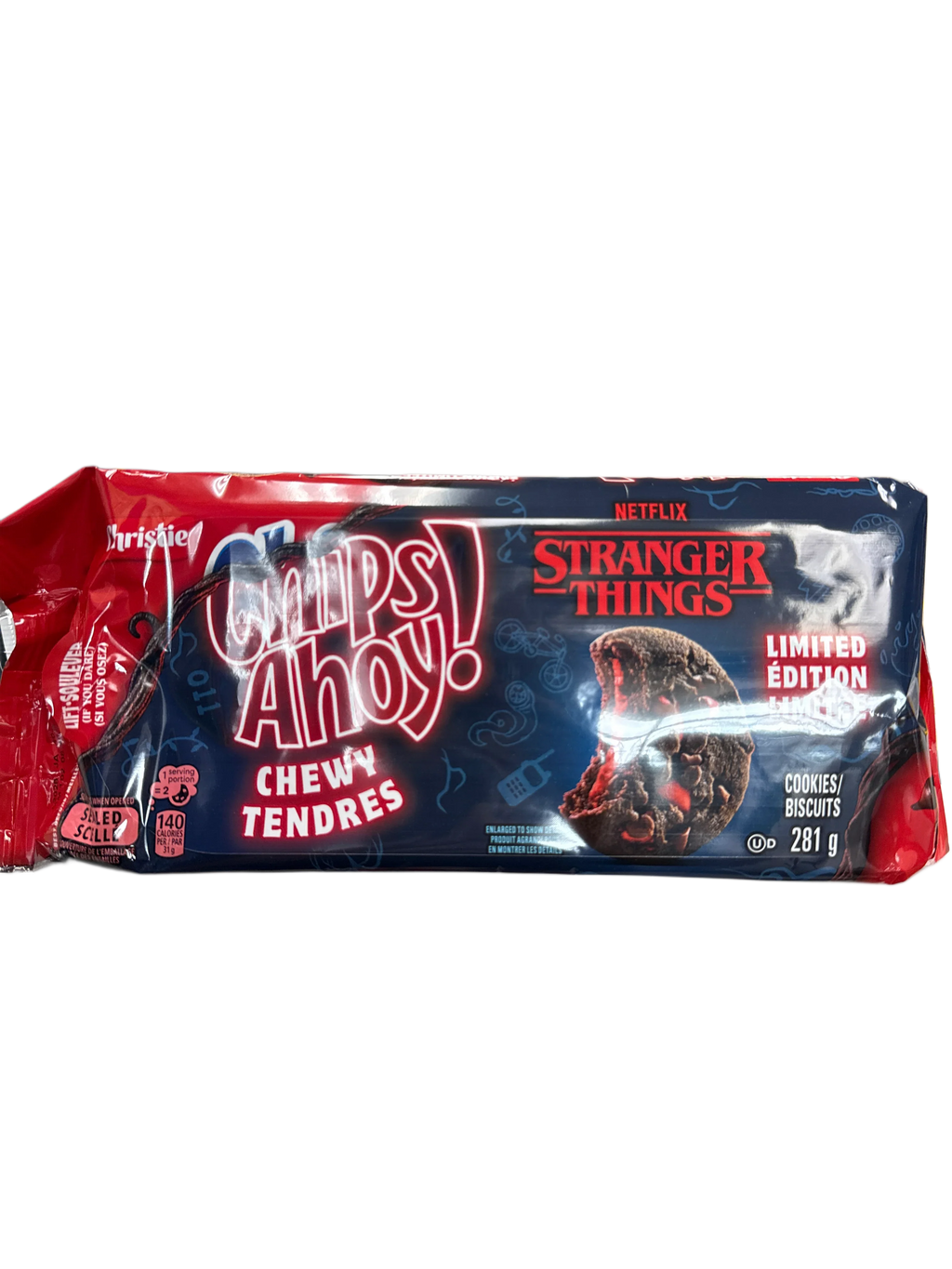 Chips Ahoy Chewy Limited Edition Stranger Things Halloween Cookies 281G - Canadian Edition - www.Shopthatapp.com