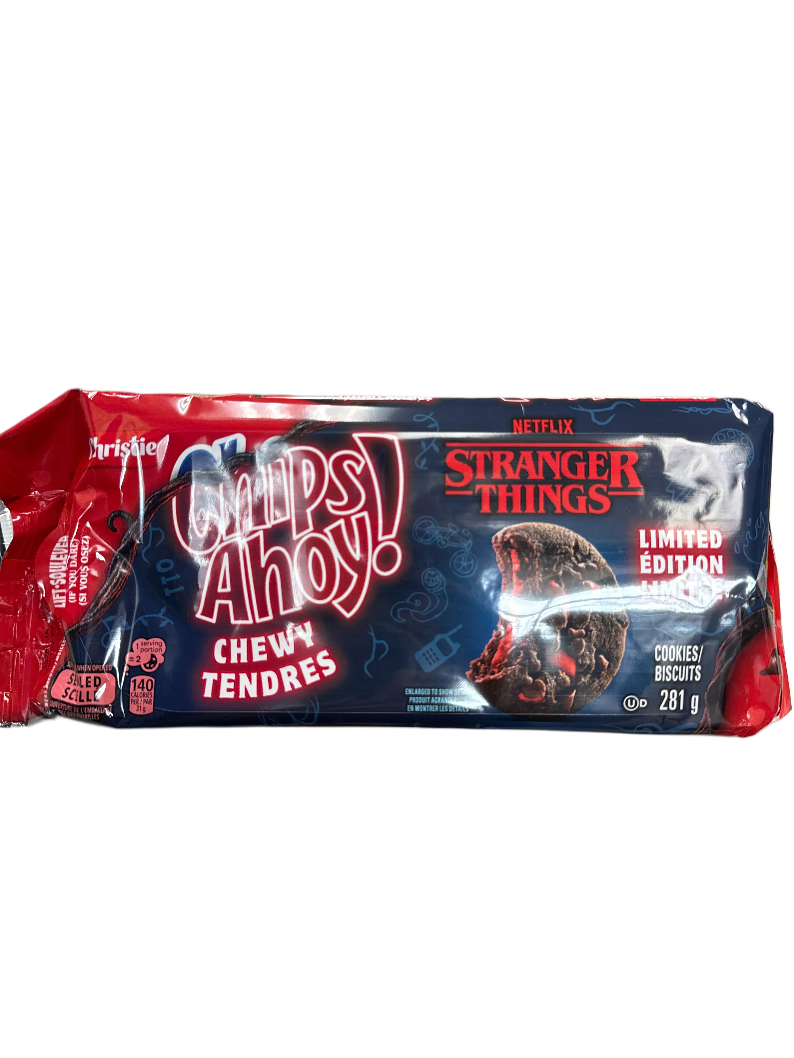 Chips Ahoy Chewy Limited Edition Stranger Things Halloween Cookies 281G - Canadian Edition - www.Shopthatapp.com