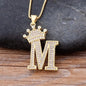 Letter Pendant with Chain - Gold - www.Shopthatapp.com