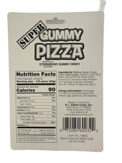 Super Gummy Pizza Candy 150G - U.S Edition - www.Shopthatapp.com