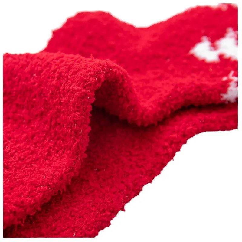 Winter Christmas Stockings Women's Thickened Bow Long Tube Fleece-lined - www.Shopthatapp.com