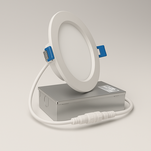 6″ Slim LED Pot Light — 5CCT Selectable (Wafer Downlight) | Energy Star, ETL Listed, IC Rated - www.Shopthatapp.com