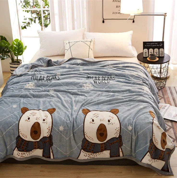 Air conditioning blanket flannel blanket - www.Shopthatapp.com