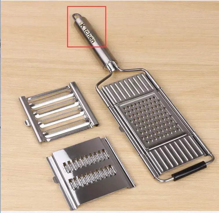 Stainless Steel Grater, Vegetable And Fruit Slicer, Peeler - www.Shopthatapp.com