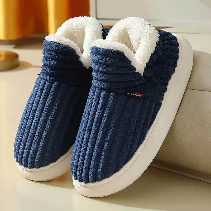 Winter Men's And Women's Same Style Cotton Slippers - www.Shopthatapp.com