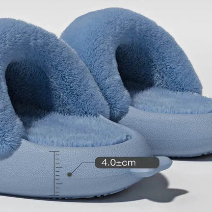 Winter Shark Slippers Detachable Warm Fuzzy Slippers Bedroom House Shoes Women - www.Shopthatapp.com