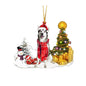 Christmas Family Puppies Decorate Trees With Lights - www.Shopthatapp.com