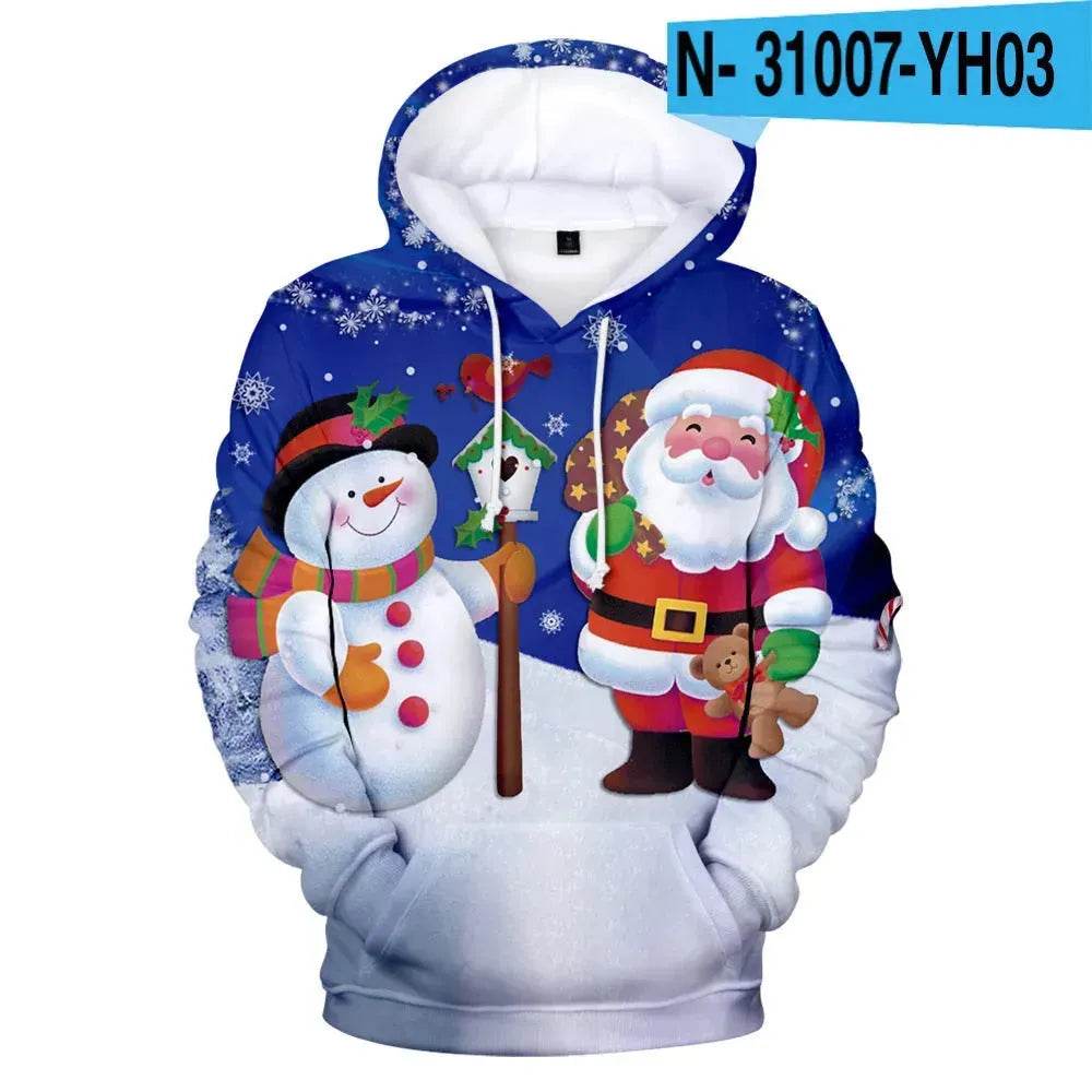 New Funny Christmas Printed Hoodie sweatshirt - www.Shopthatapp.com