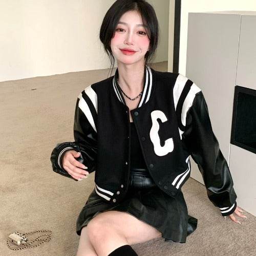 Retro Cropped Athleisure Jacket women - www.Shopthatapp.com