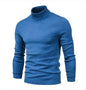 Men's Plain Slim Pullover Polo Sweatshirt Turtleneck Sweater Winter Casual Tops Men - www.Shopthatapp.com
