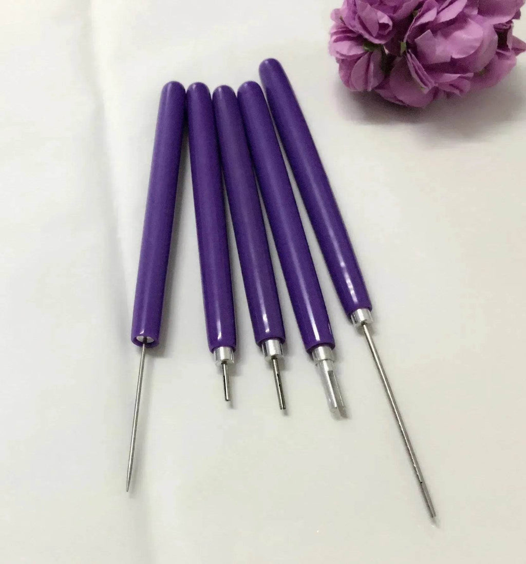 5PC Quilling Paper roller  Long And Short Quilling Needle Roll Paper Pen - www.Shopthatapp.com