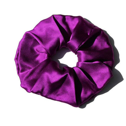 Fashion Silk Satin Hair Scrunchies Hair Ties Ponytail Holder - www.Shopthatapp.com