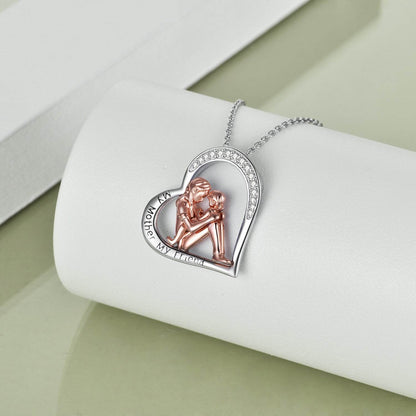 Mother's Day Necklace 925 Sterling Silver Engraved My Mother My Friend - www.Shopthatapp.com