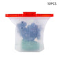 10pcs Kitchen Refrigerator Silicone Food Storage Bag - www.Shopthatapp.com