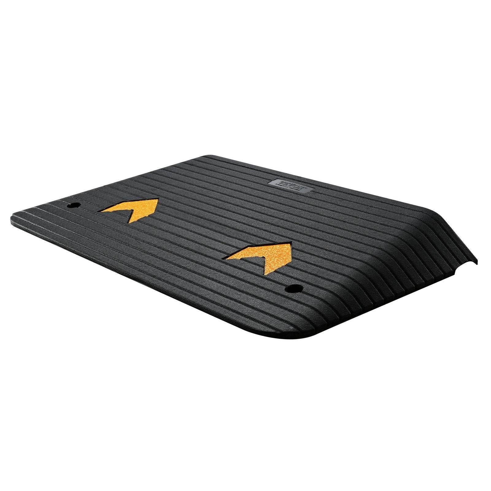 Upgraded Rubber Threshold Ramp, 3.5 Rise Door Ramp With 1 Channel, Natural Rubber Car Ramp With Non-Slip Textured Surface, 33069 Lbs Load Capacity Curb Ramp For Wheelchair And Scooter - www.Shopthatapp.com