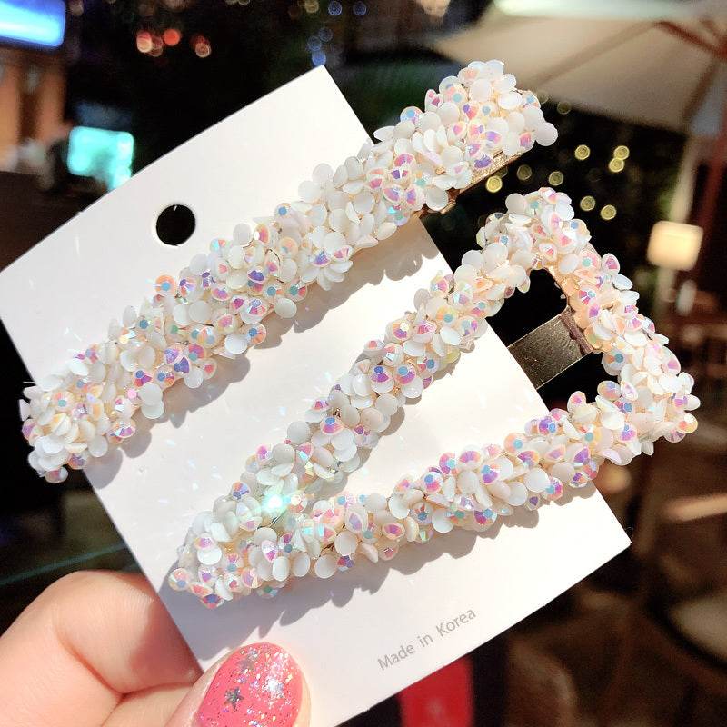Elegant Rhinestone Flower Bling Hair Clip - www.Shopthatapp.com